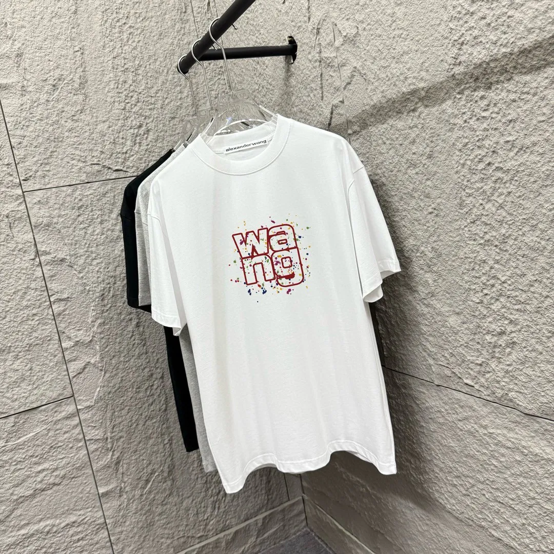 * *alexander 2025 New Arrival wang T Same Style ：Black White Size： S （90-130 ） M （120-150 ） L （140-165 ） XL （160-180 ） XXL （180 ）